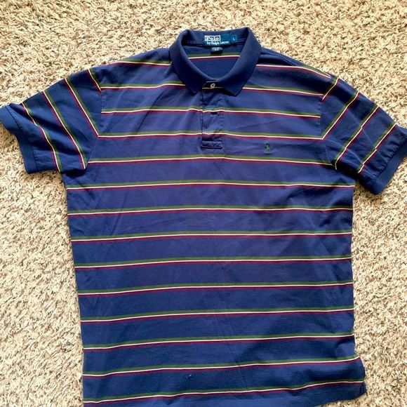 🎉 BOGO FREE Sale!! 😀 🎉 Ralph Lauren Polo Navy, Green stripe. - Picture 2 of 7
